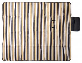 Manta de picnic Fleece 150x135 cm azul