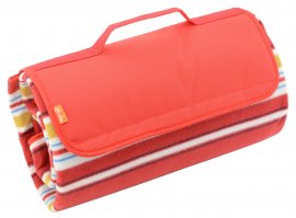 Manta de picnic Fleece 150x135 cm roja