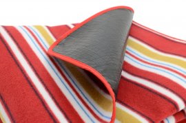 Manta de picnic Fleece 150x135 cm roja