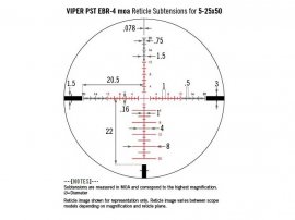 Visor Vortex Viper PST II 5-25x50 AO EBR-4