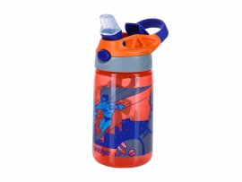 Biberón Contigo James 0,42 l naranja superhéroe