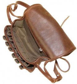 Cezar bolsa de caza marrón