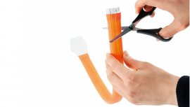 Collar luminoso Hunter Yukon LED 20-63cm naranja