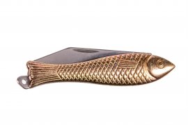 Cuchillo Mikov Fish oro