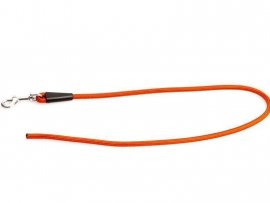 Dogtrace correa hebilla de plata 70cm naranja