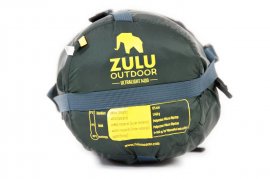 Saco de dormir Zulu Ultralight 1400 185cm negro