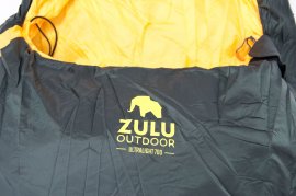 Saco de dormir Zulu Ultralight 700 185cm negro