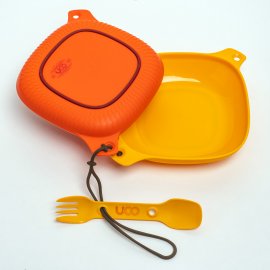 UCO Mess Kit 4 piezas naranja