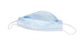 Mascarilla desechable azul
