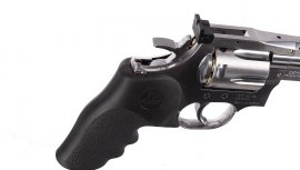 Revólver de aire ASG Dan Wesson 715 4" silver balines