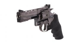 Revólver de aire comprimido ASG Dan Wesson 715 4" tiro gris