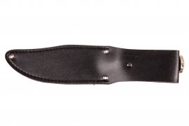 Cuchillo de supervivencia Fox Outdoor con funda de cuero