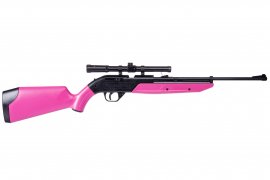 Carabina de aire Crosman Pumpmaster 760 SET 4,5mm rosa