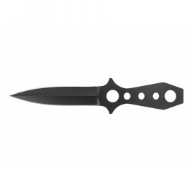 Cuchillo de lanzamiento Fox Outdoor 22,5cm con funda, negro