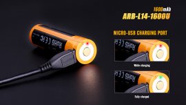 Pila recargable USB AA Fenix ARB-L14-1600U