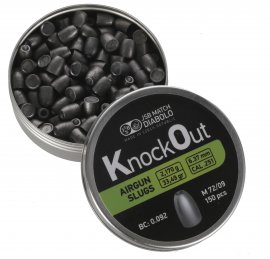 Diabolo JSB KO Slugs 6,37mm 150uds