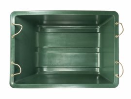 Gran bañera para transportar las piezas cazadas
