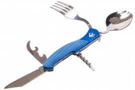 Cubiertos plegables Wildee Camper azul