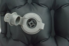 Colchoneta hinchable para coche Zulu Carlos 5cm negro