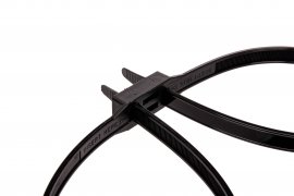 Bridas MFH desechables negras 1ud