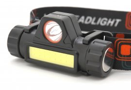 Cattara 120lm Linterna frontal recargable