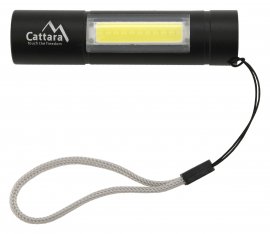 Linterna LED de bolsillo Cattara 120lm recargable