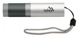 Linterna LED de bolsillo Cattara 120lm ZOOM recargable SILVER