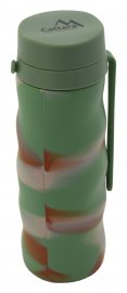 Botella plegable de silicona ARMY 550ml