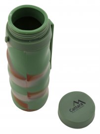 Botella plegable de silicona ARMY 550ml