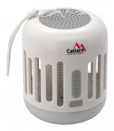 Linterna MUSIC CAGE Bluetooth recargable + atrapa insectos UV