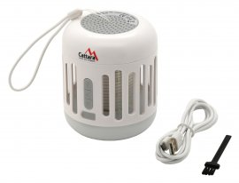 Linterna MUSIC CAGE Bluetooth recargable + atrapa insectos UV