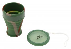 Taza plegable de silicona ARMY 350ml