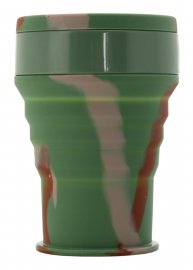 Taza plegable de silicona ARMY 350ml
