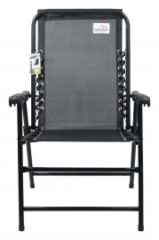 Silla de jardín plegable TERST negra