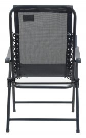 Silla de jardín plegable TERST negra