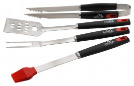 Set de 4 utensilios para asar INFERNO