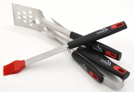 Set de 4 utensilios para asar INFERNO