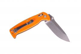 Ganzo G7412 navaja de cierre naranja con silbato