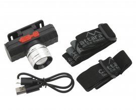 Frontal Cattara SCORPION 90lm XPE ZOOM recargable