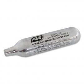 Bombona CO2 12g con aceite ASG 1ud