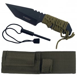 Cuchillo de supervivencia Kandar Tanto con sílex N125