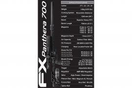 Carabina de aire FX Panthera 700 5,5mm