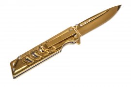 Cuchillo Kandar N482 oro