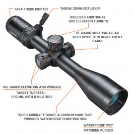 Visor Bushnell AR Optics 4,5-18x40mm Windhold MRAD