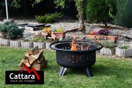 Chimenea Cattara MERAPI con tapa
