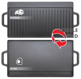 Placa grill doble cara 50x23x1,4cm