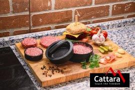 Prensa para hamburguesas Cattara