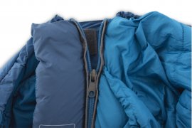 Saco de dormir Pinguin Mistral Junior PFM 150cm verde derecha