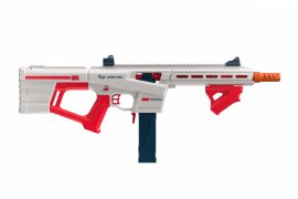 Game Face Trion espuma blaster rifle rojo