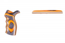 Empuñadura + carrilleras Airmaks Krait Naranja Lamino